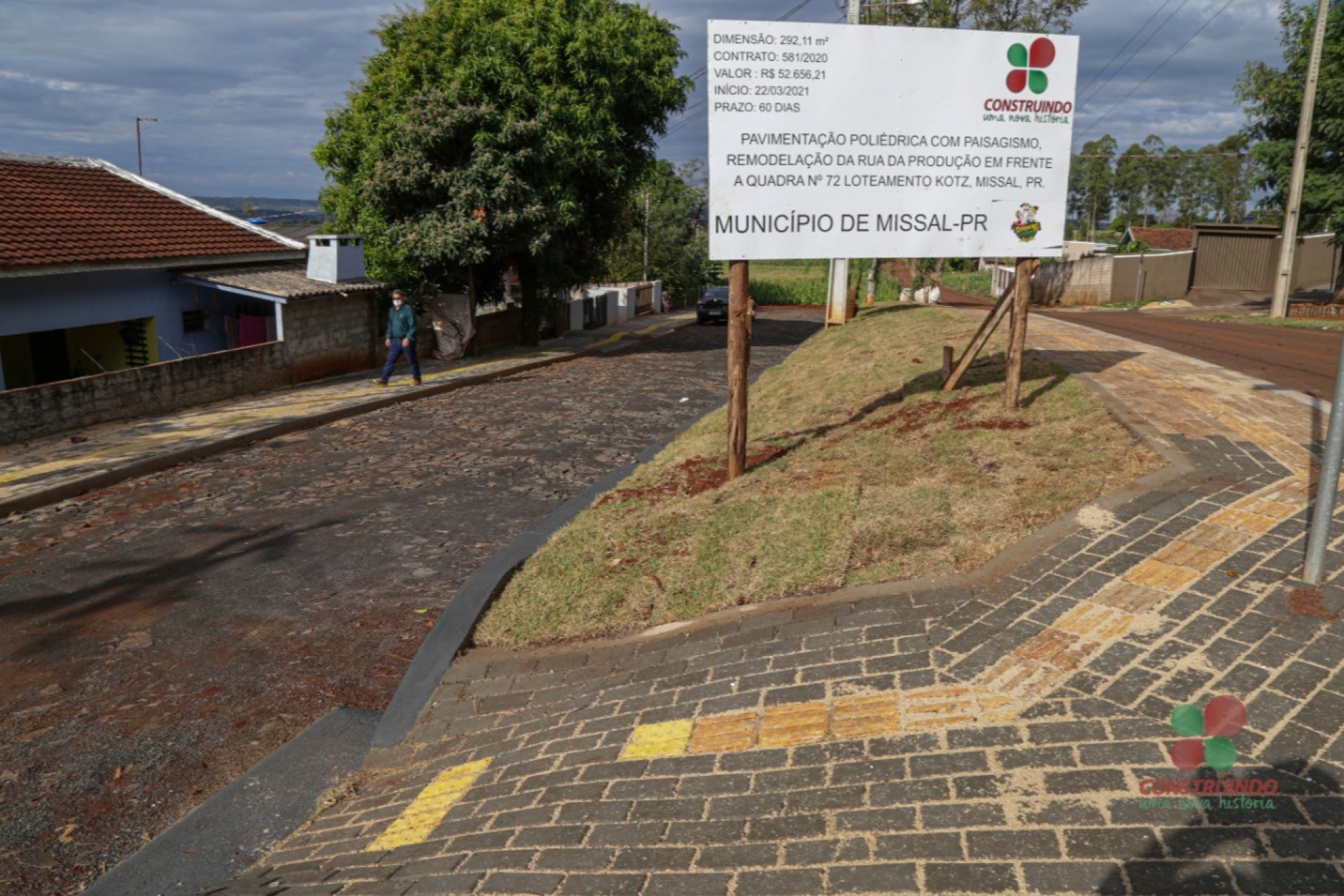 Remodelação de parte da Rua da Produção está praticamente concluída