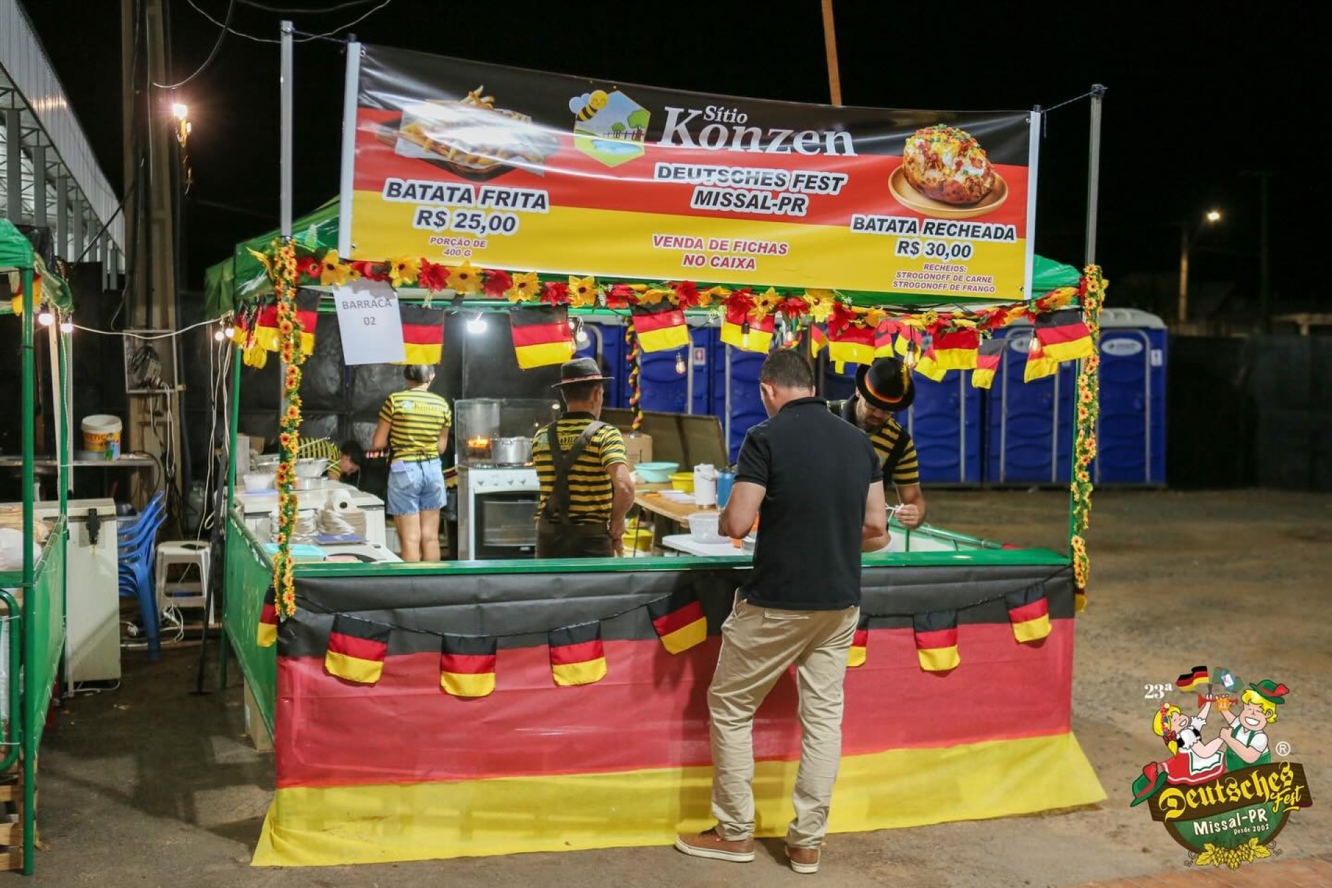 Renda Bruta dos Feirantes na 23ª Deutsches Fest somou mais de 85 mil reais