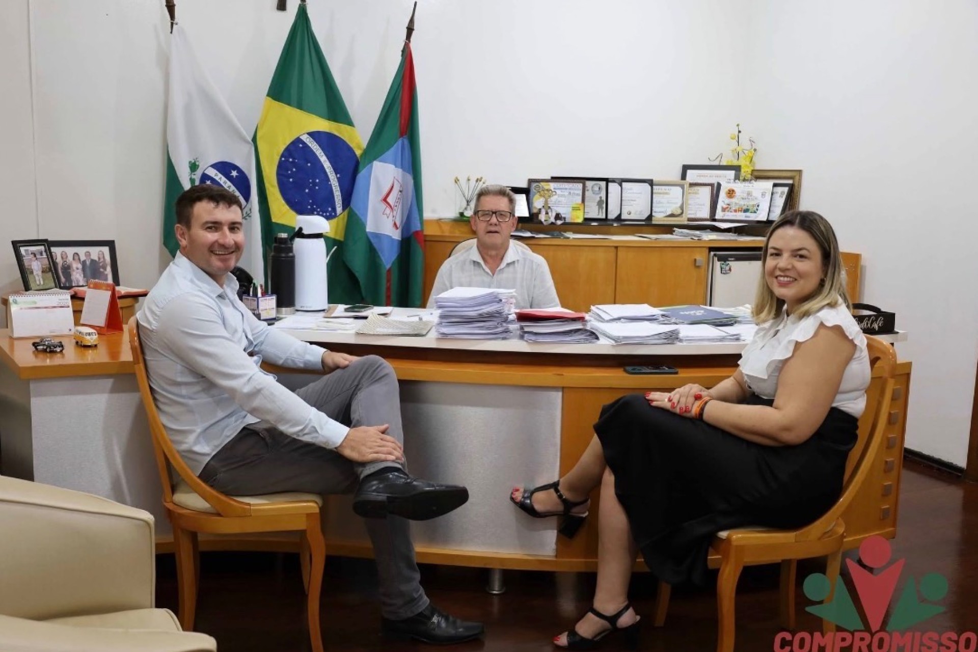 Representantes da Cresol Conexão visitam Prefeitura e reforçam convite para Assembleia