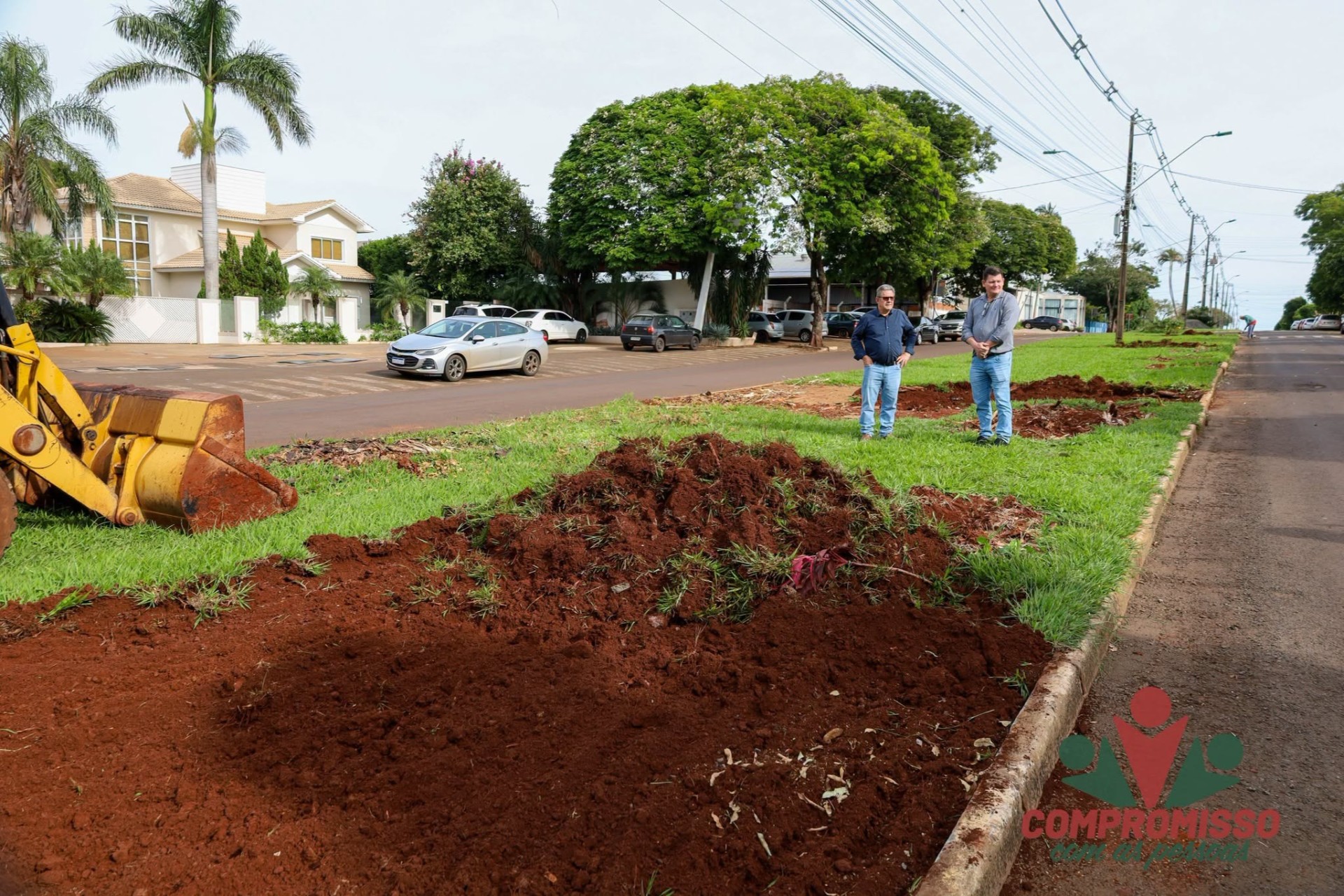 Revitalização de Passeios Públicos em Missal inicia pela Avenida John Kennedy