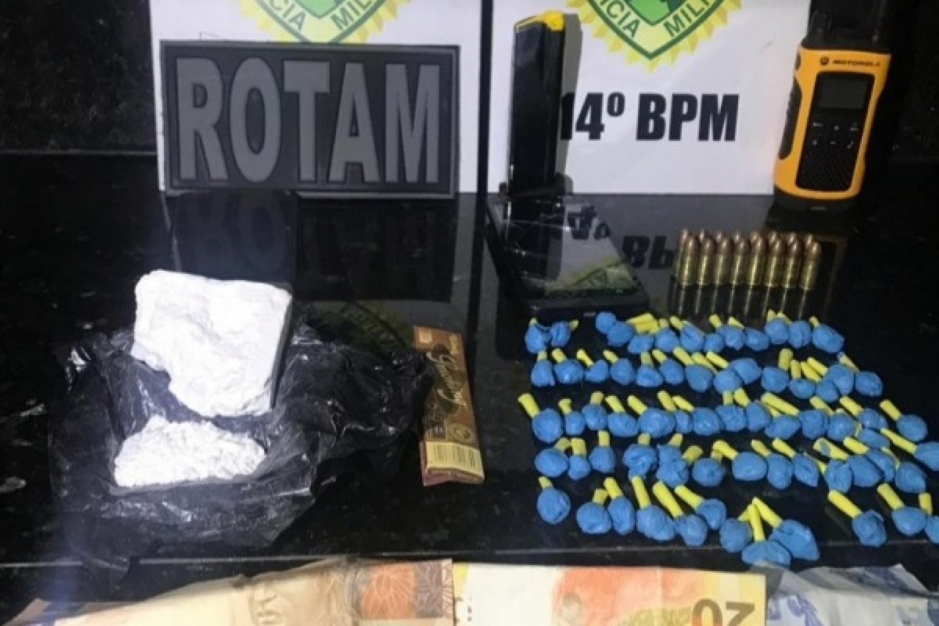 ROTAM apreende três adolescentes com drogas e munições em Medianeira