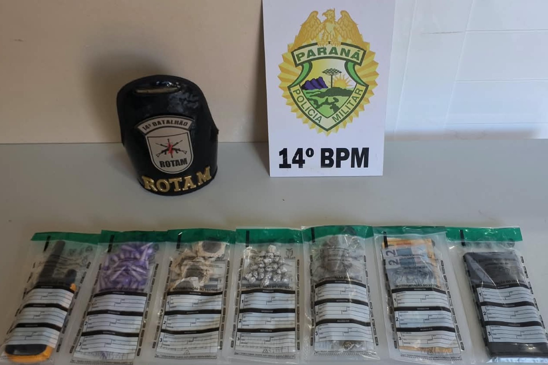 ROTAM prende homem com drogas durante ação em Medianeira