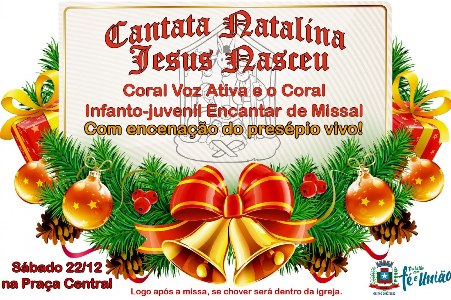 Sábado tem Cantata Natalina em Missal