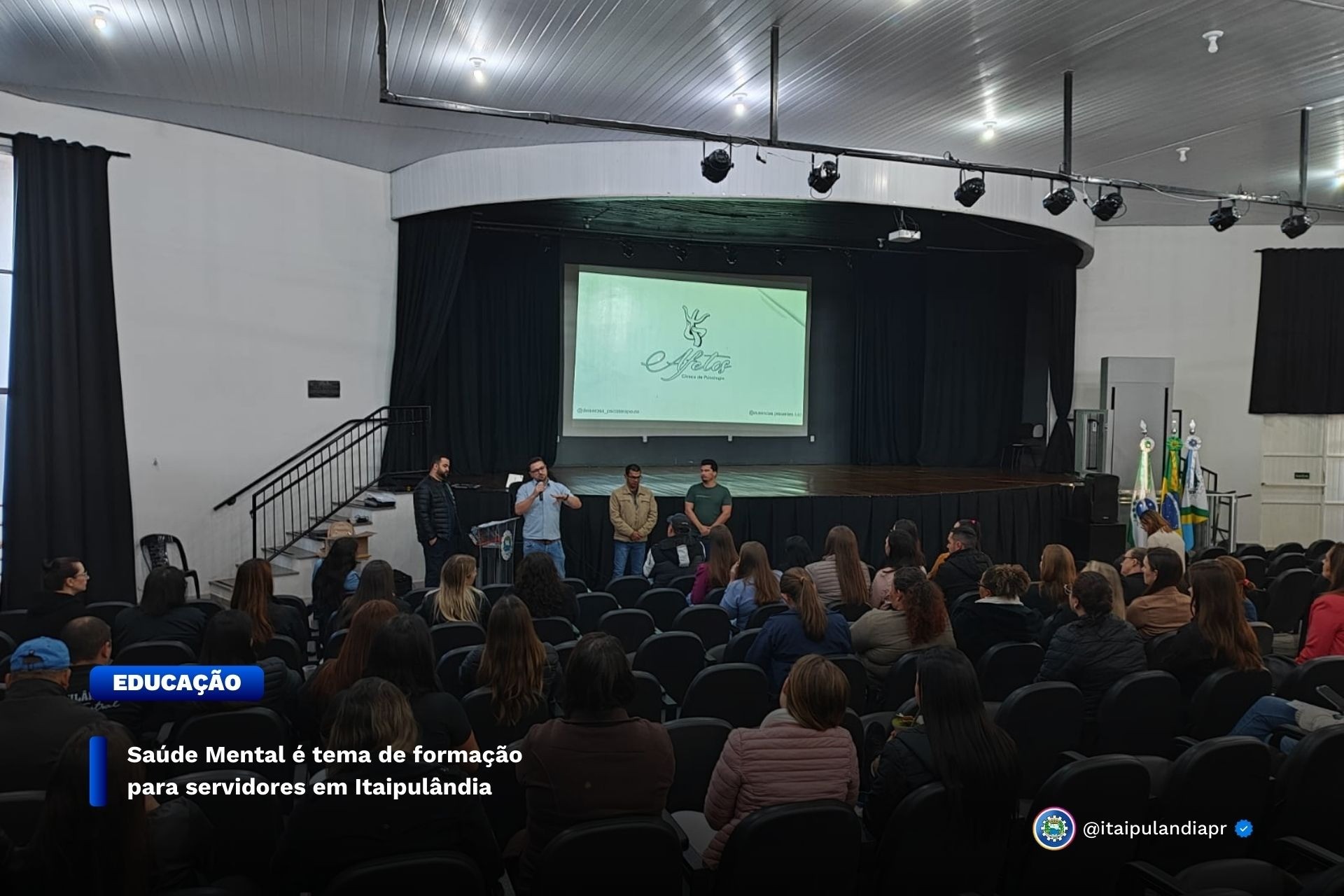 Saúde Mental é tema de formação para servidores em Itaipulândia