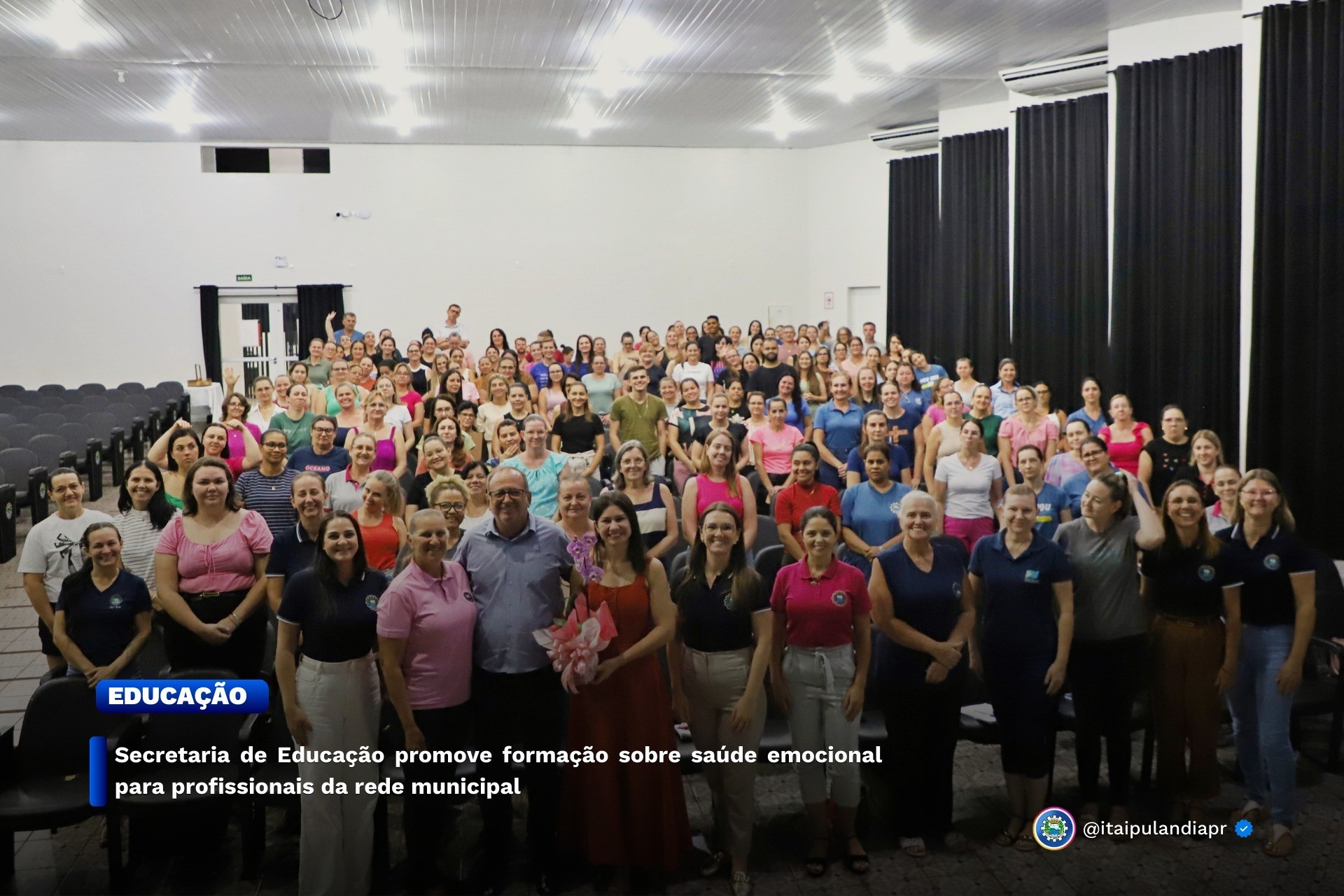 Secretaria de Educação promove formação sobre saúde emocional para profissionais da rede municipal