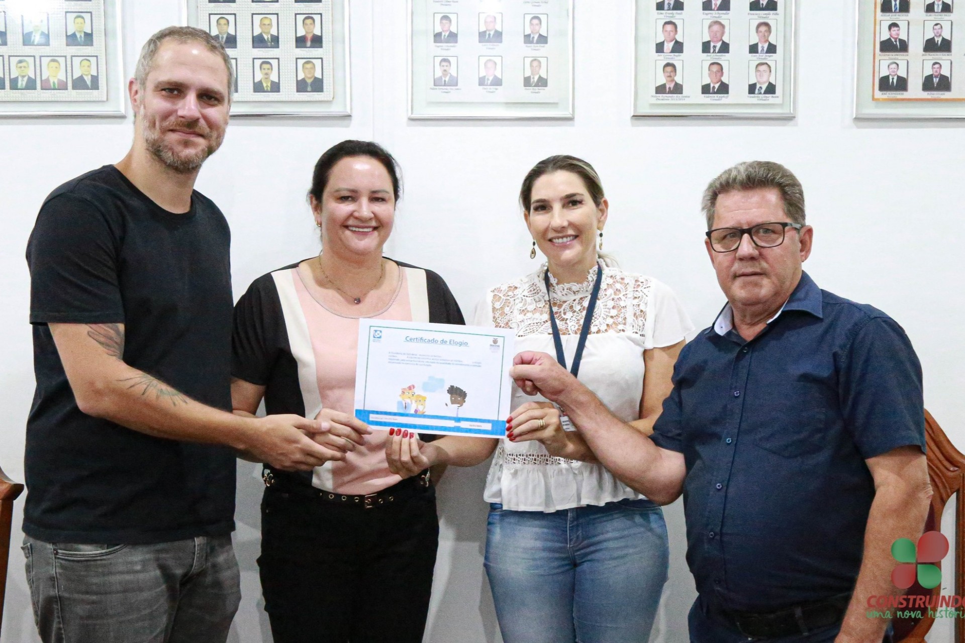 Secretaria de Saúde de Missal e Hospital Nossa Senhora de Fátima recebem certificados do Estado