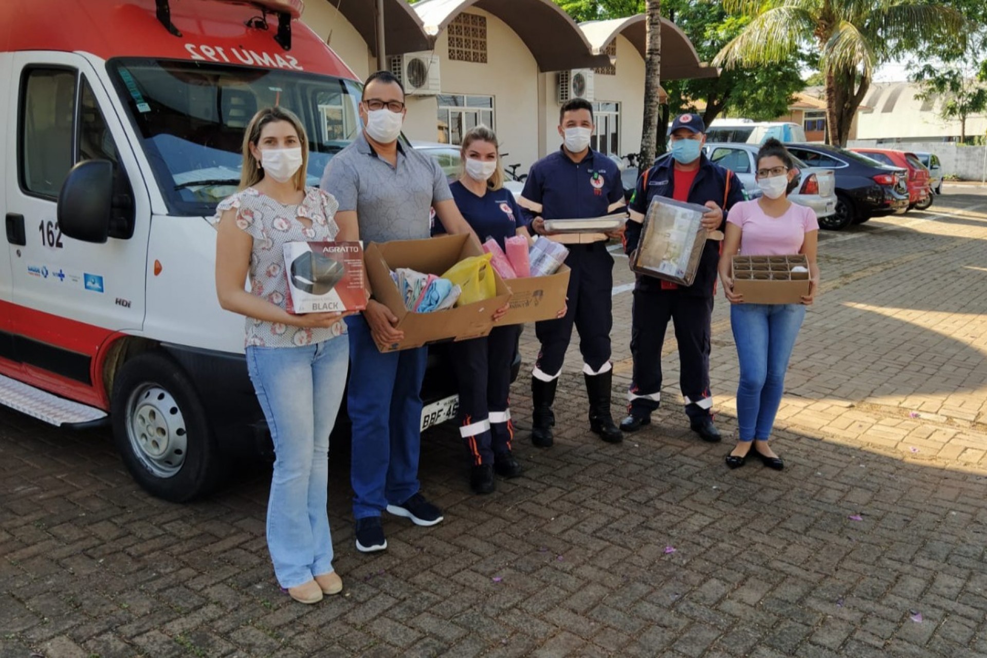 Secretaria de Saúde de Missal faz entrega de importantes itens ao SAMU