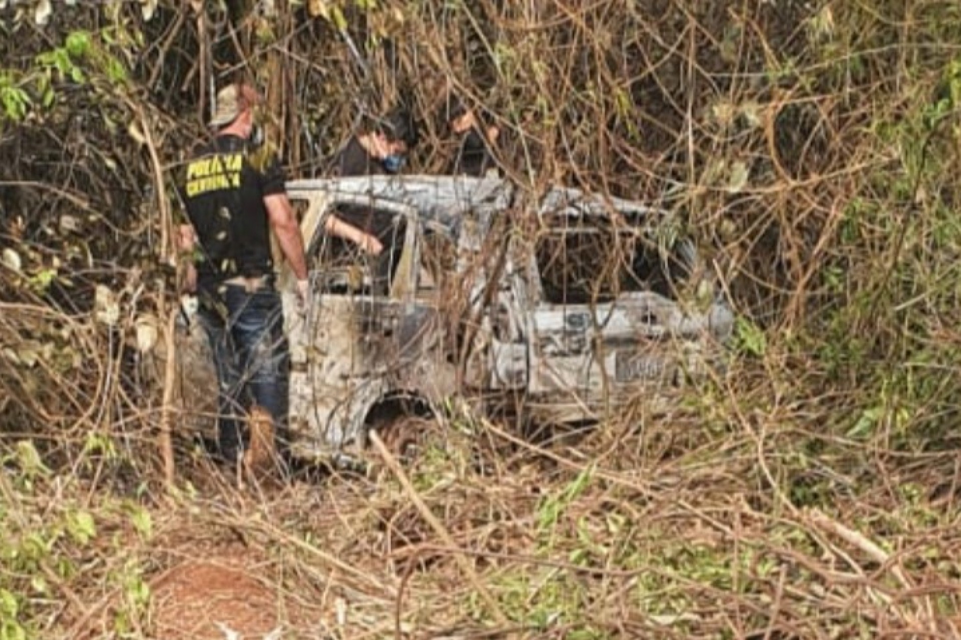 Serranópolis: Corpo é encontrado carbonizado dentro de veículo