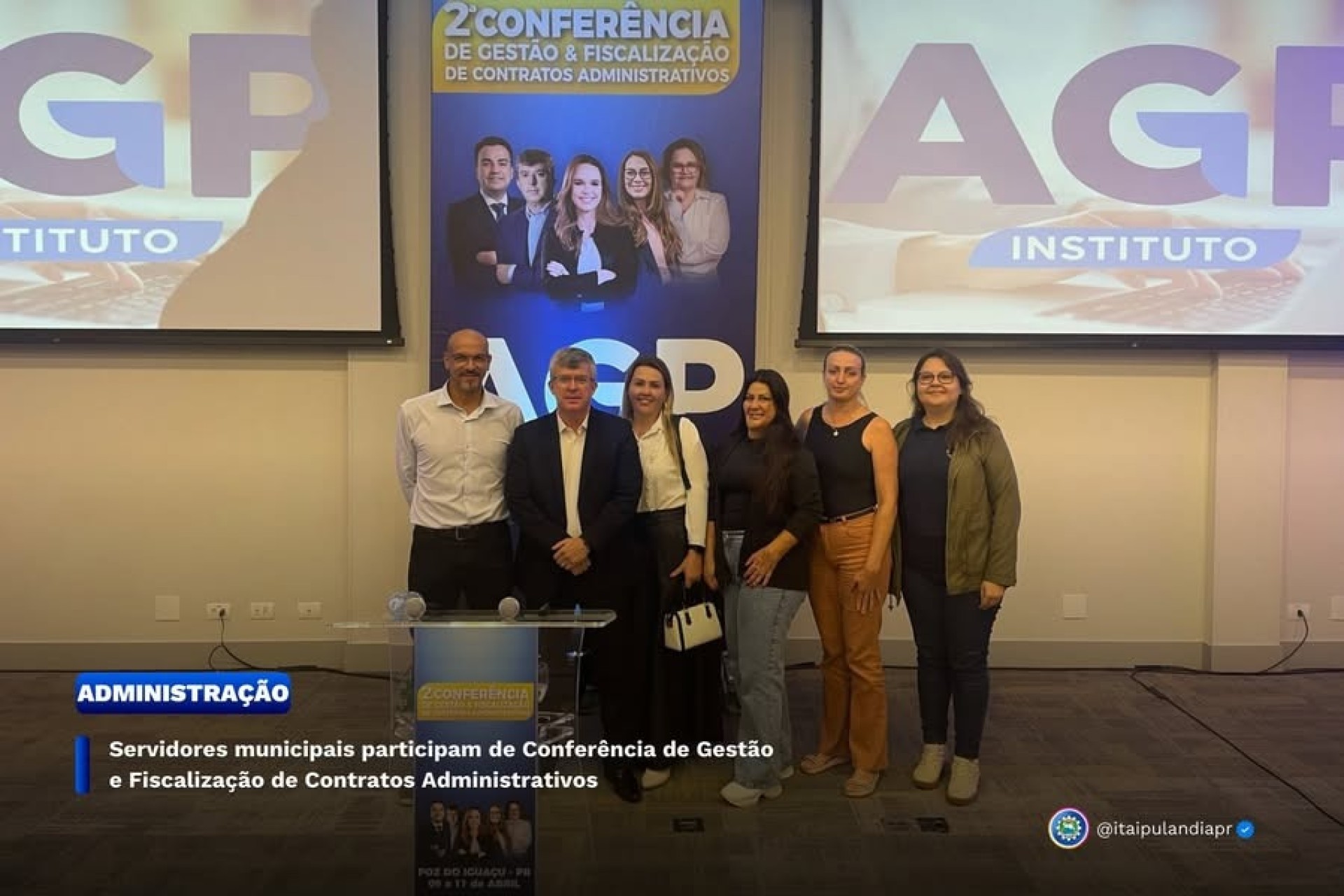 Servidores participam de Conferência de Gestão e Fiscalização de Contratos Administrativos