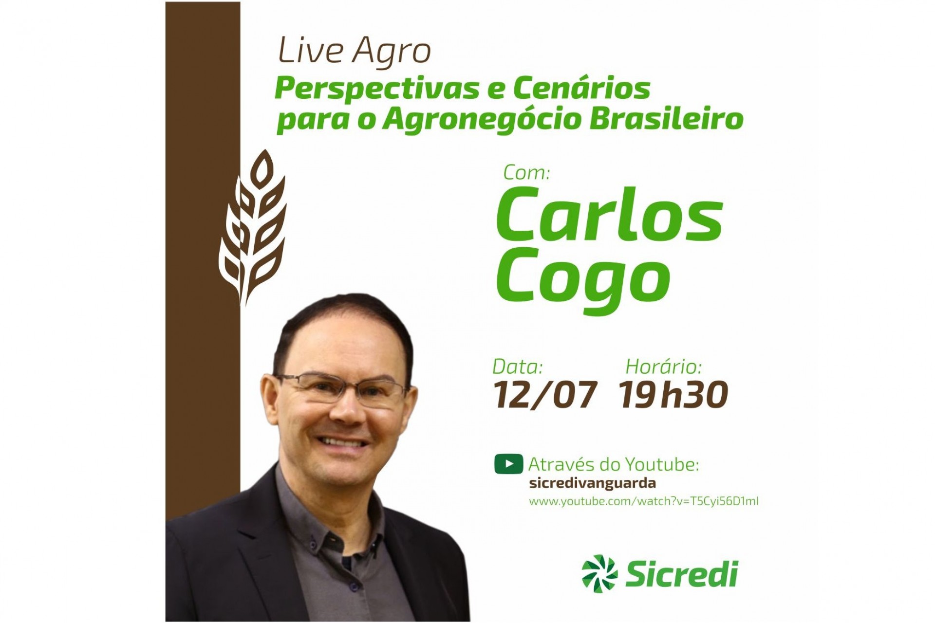Sicredi Vanguarda realiza live voltada ao agronegócio
