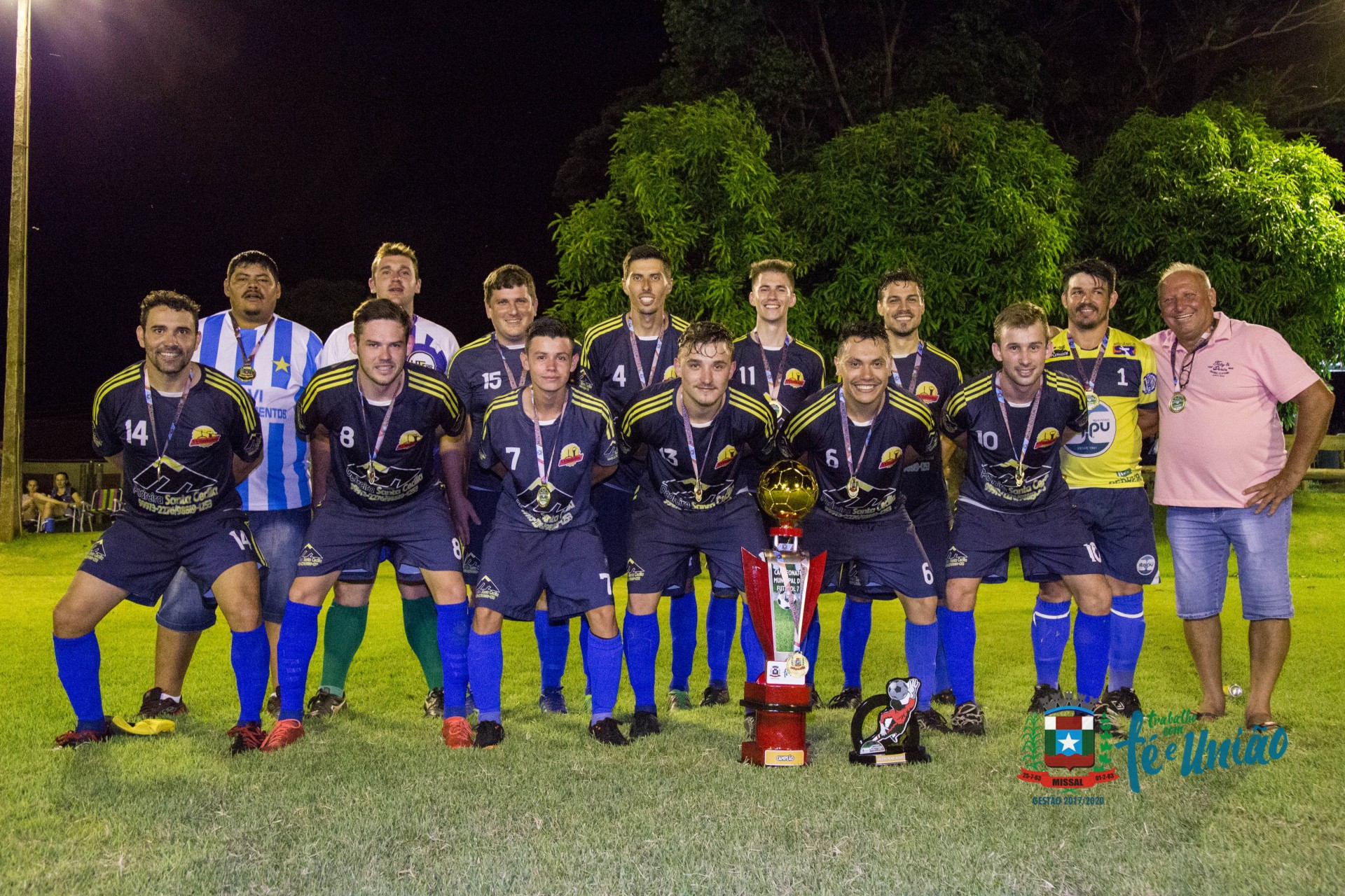 Título do Futebol 7 Idade Livre em Missal fica com a Pedreira Santa Cecília/Construir