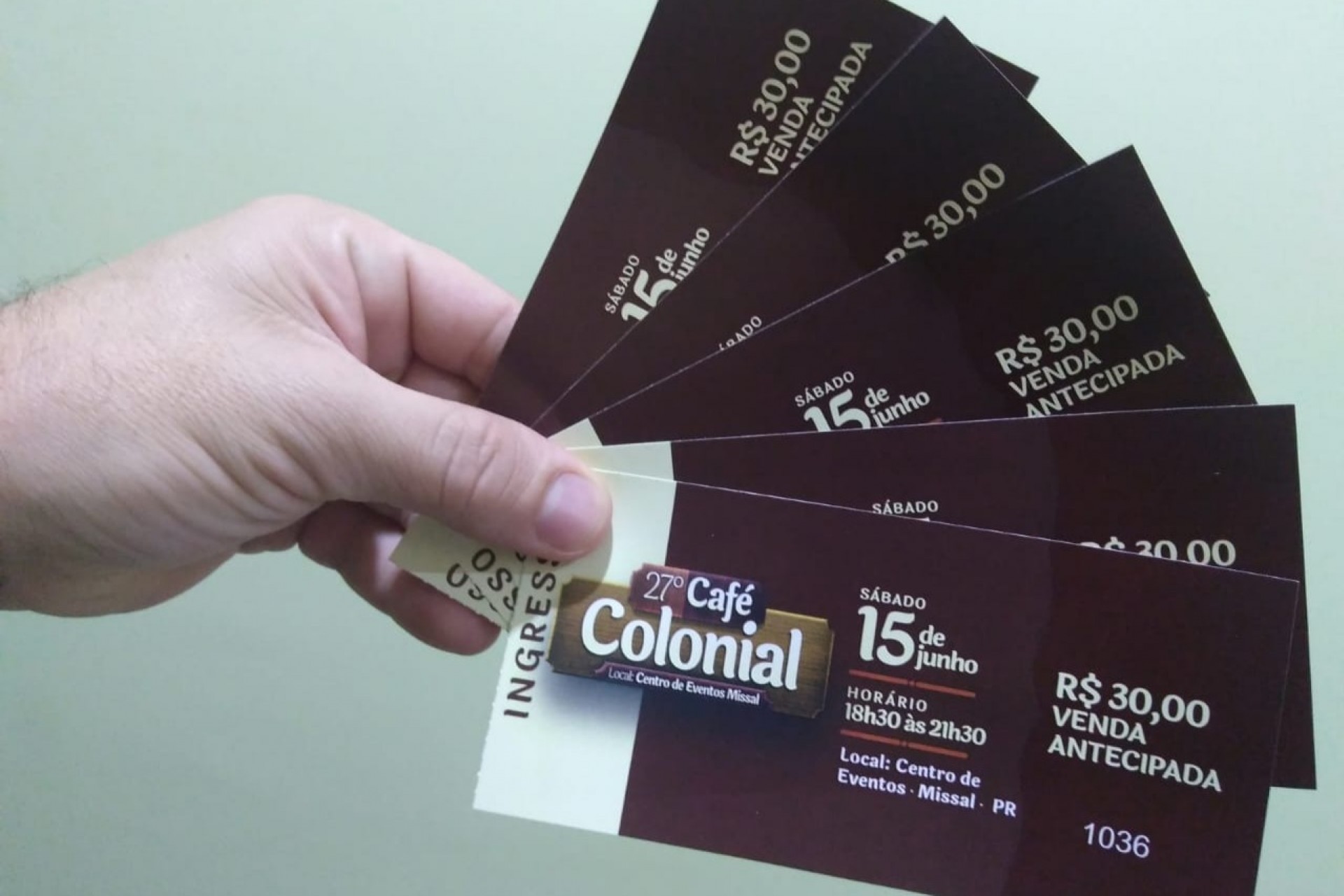 Todos preparados para o 27º Café Colonial em Missal, é amanhã