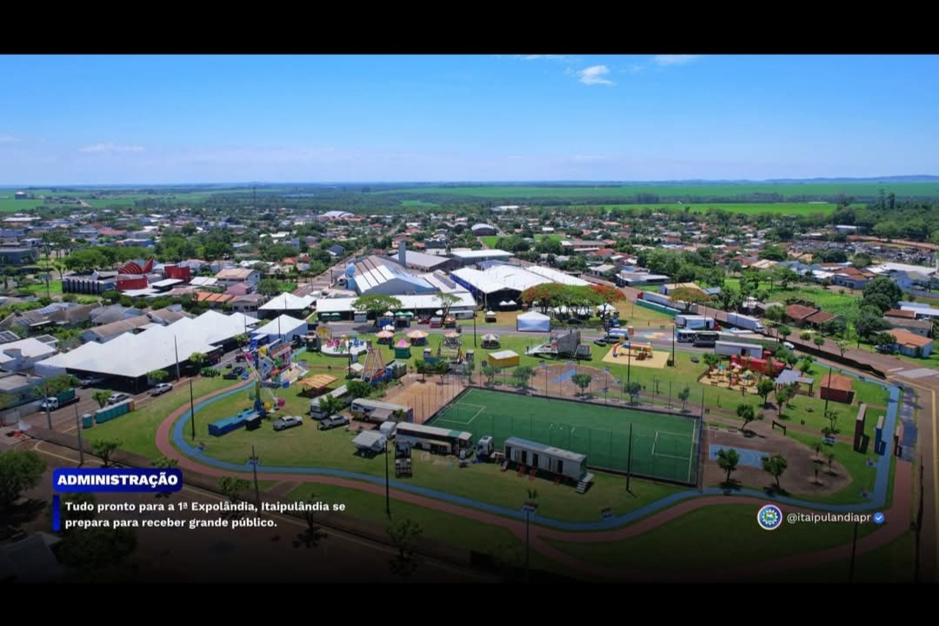 Tudo pronto para a 1ª Expolândia, Itaipulândia se prepara para receber grande público