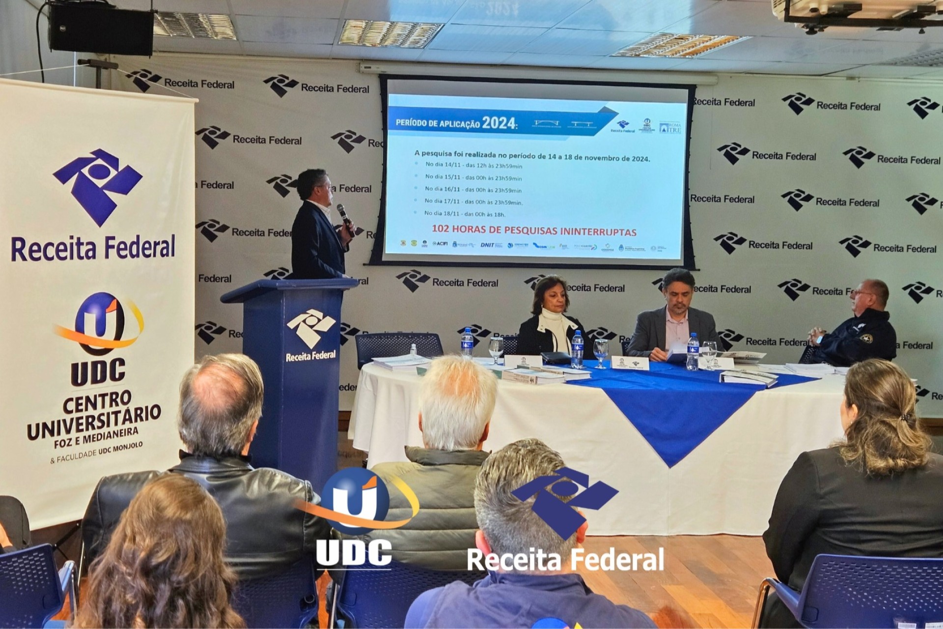 UDC entrega resultados da Pesquisa das Pontes Internacionais da Amizade e da Fraternidade à Receita
