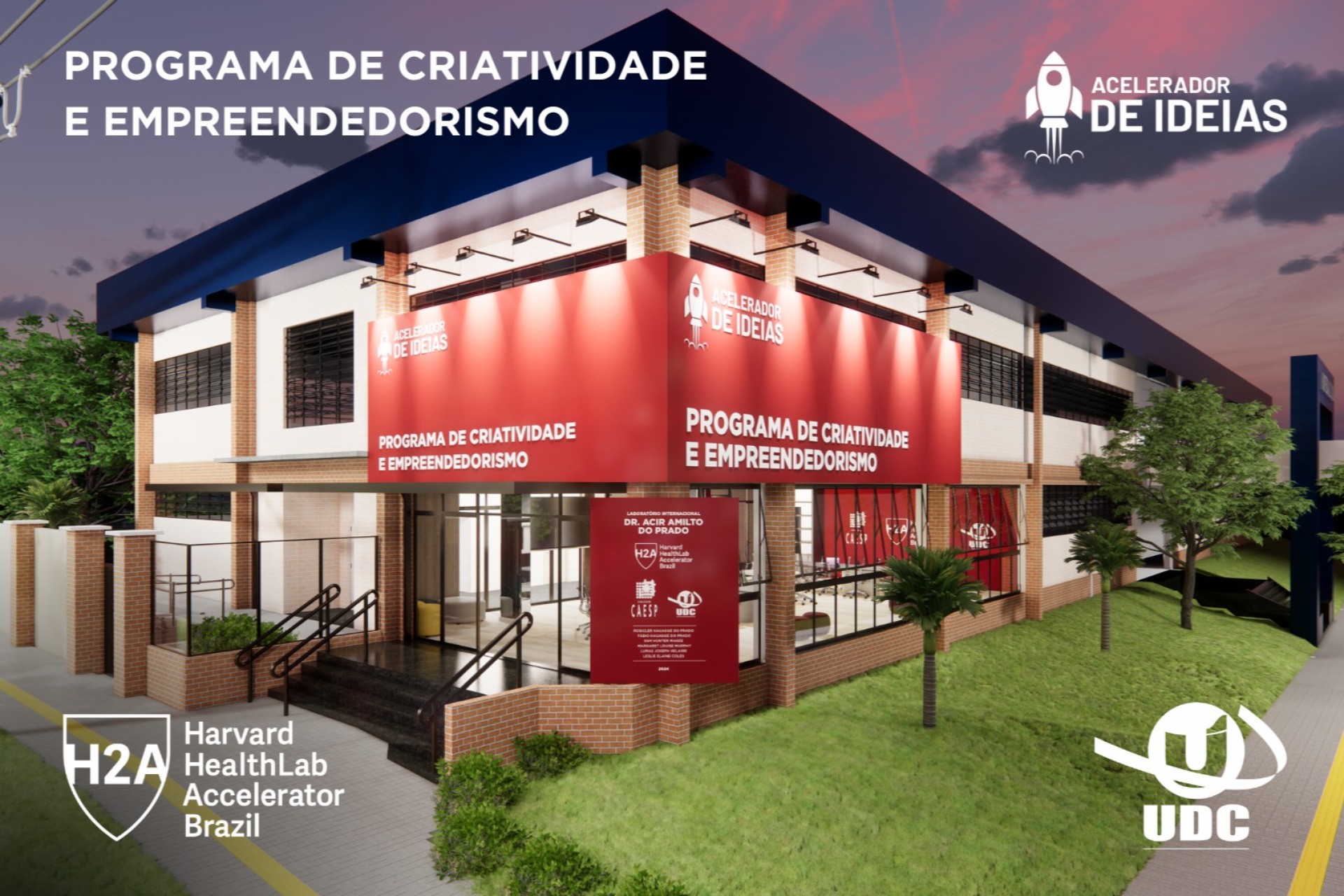 UDC inaugura 3º laboratório internacional Harvard Healthlab Accelerator