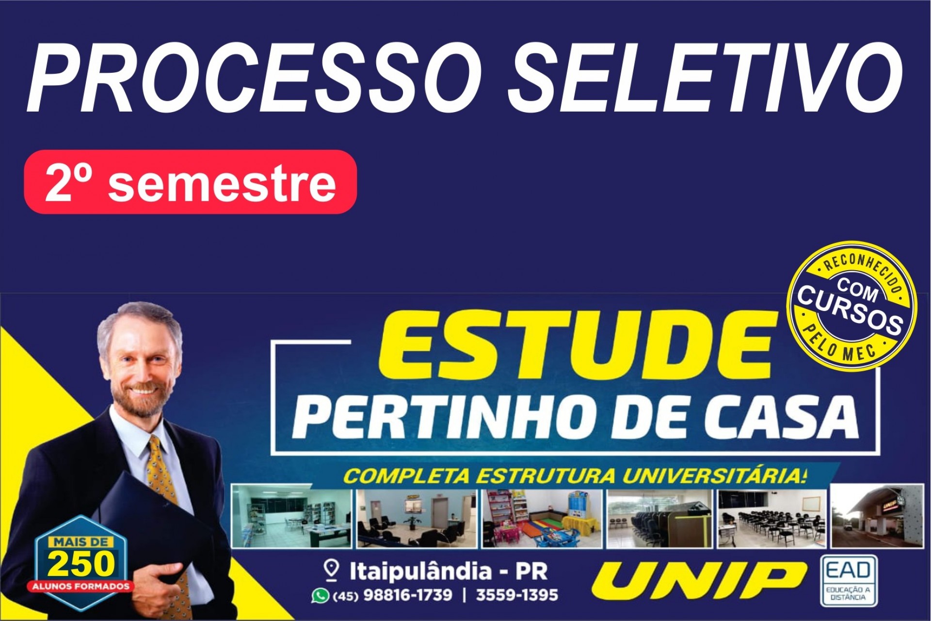 UNIP abre inscrições vestibular de inverno