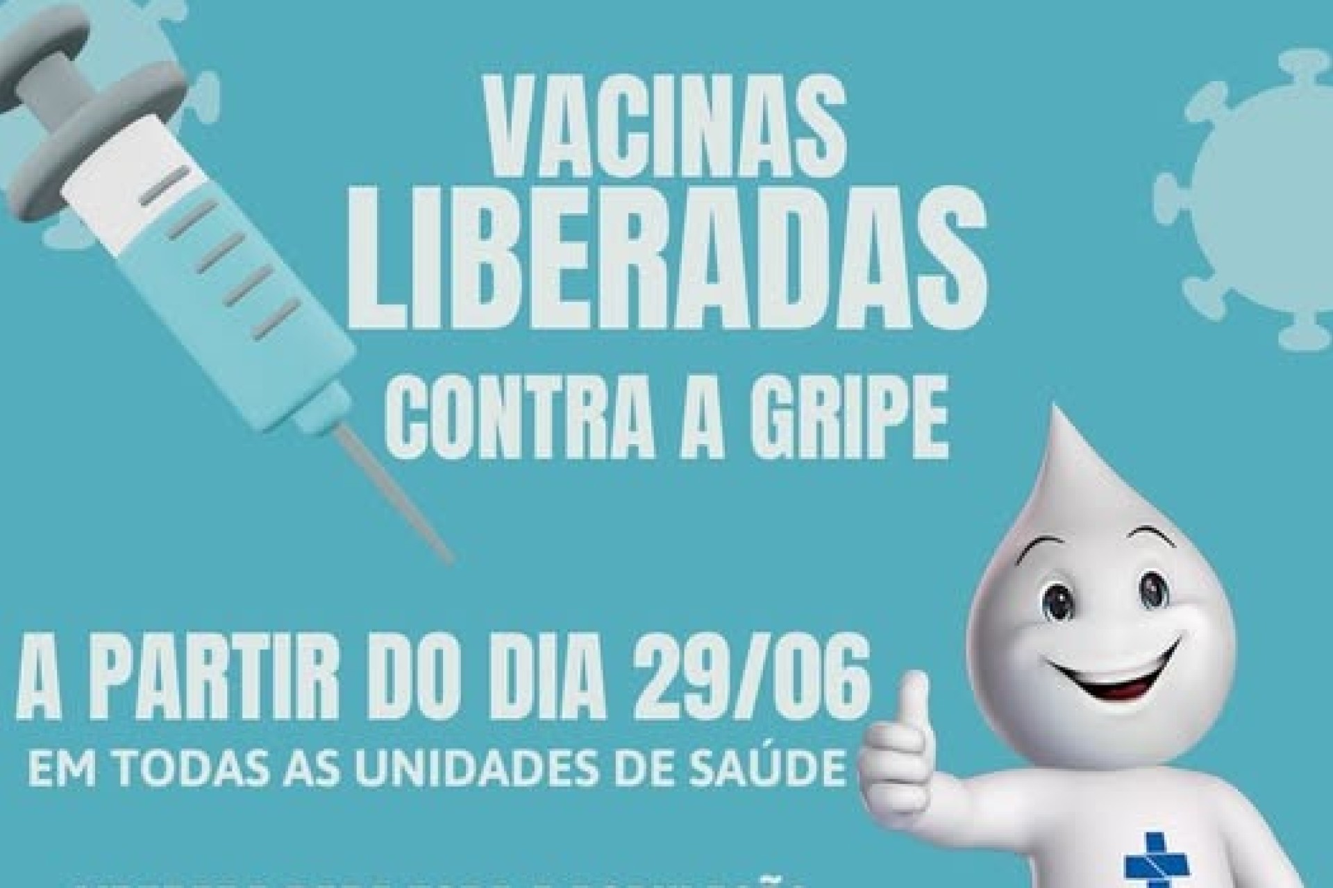 Vacina contra a Gripe será liberada para população em geral