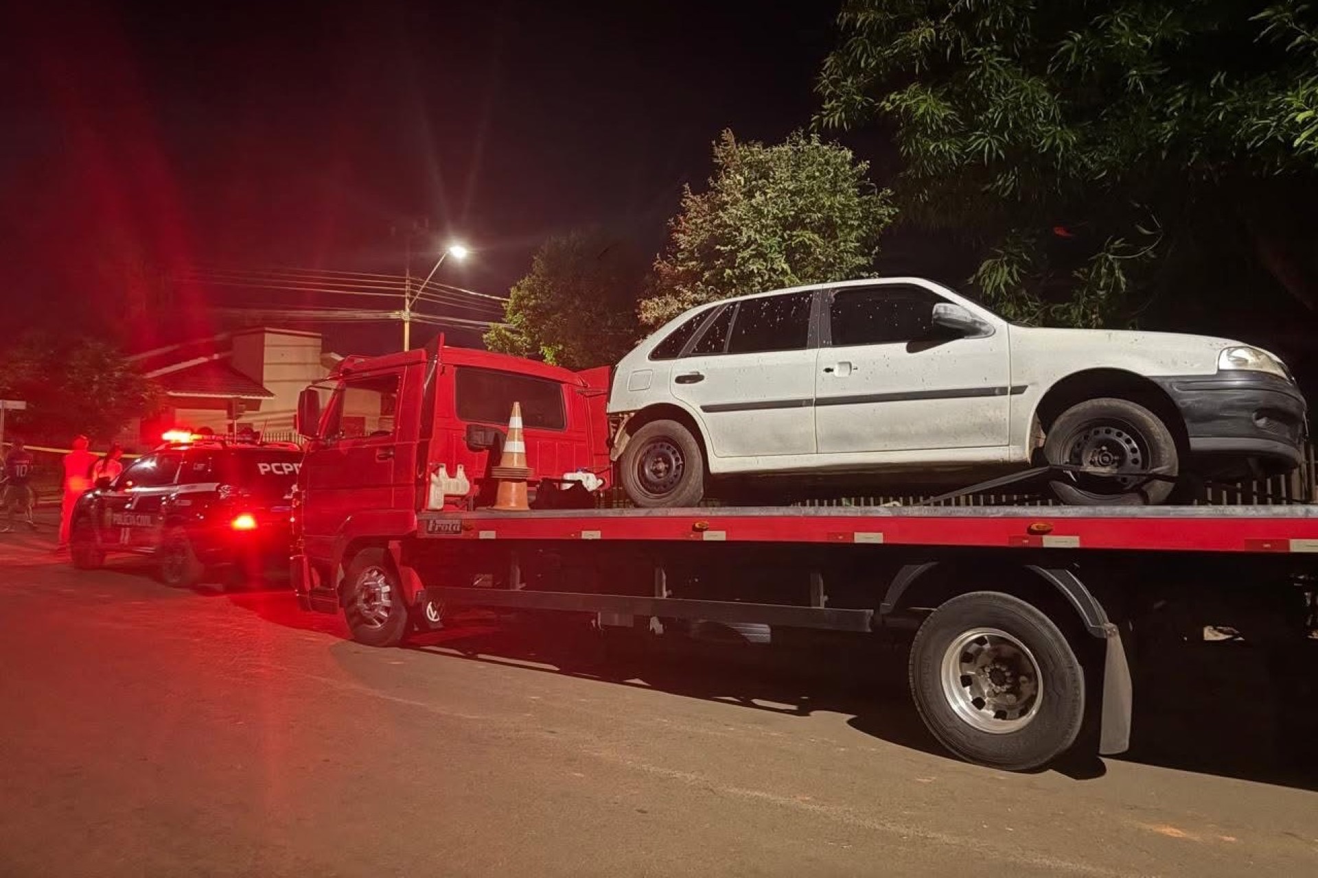 Veículo supostamente utilizado por executores do homicídio em Itaipulândia é encontrado abandonado