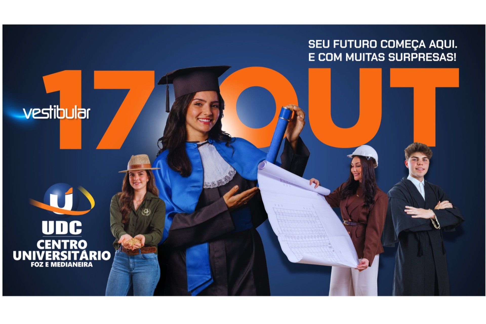 VESTIBULAR UDC É AMANHÃ: INSCRIÇÕES ENCERRAM HOJE ÀS 18H