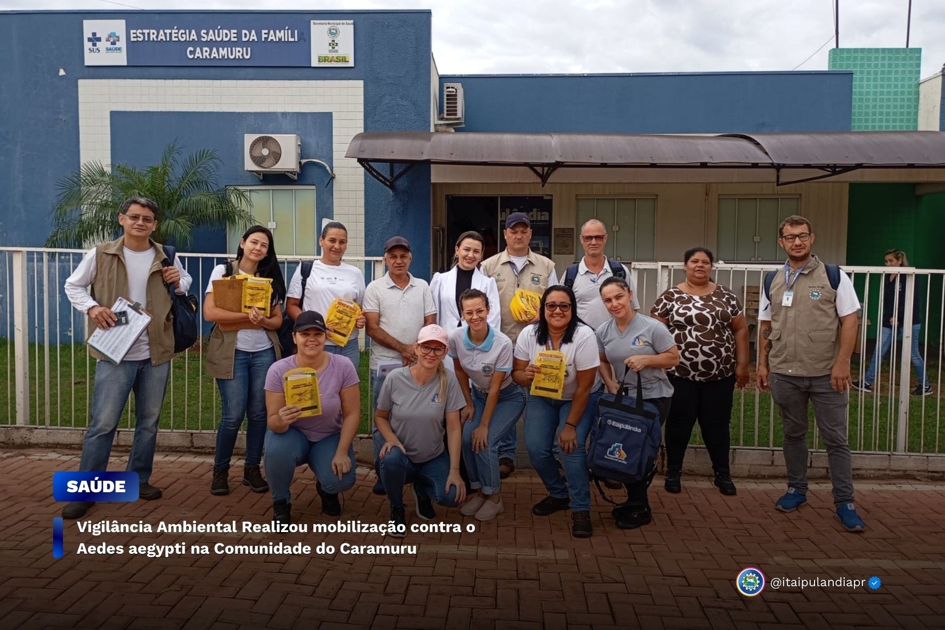 Vigilância Ambiental Realizou mobilização contra o Aedes aegypti na Comunidade do Caramuru
