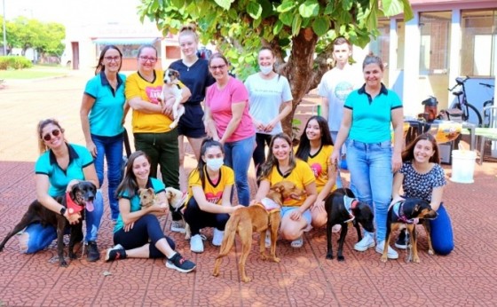 1ª ADOCÃO encanta moradores de Itaipulândia e nove cães são adotados