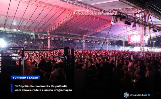1ª Expolândia movimenta Itaipulândia com shows, rodeio e ampla programação