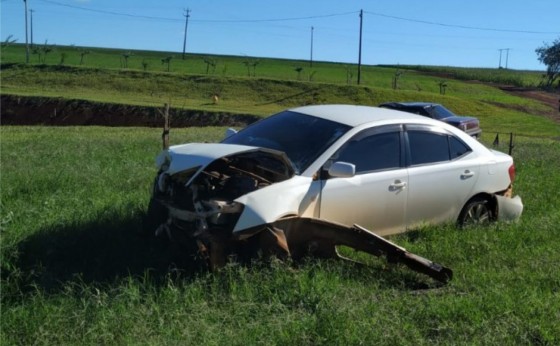 Acidente envolvendo veículos deixa feridos na PR 495 entre Santa Helena e Missal