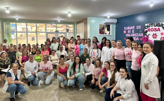 Ações do Outubro Rosa são encerradas com mais de 160 participações na Unidade do Centro