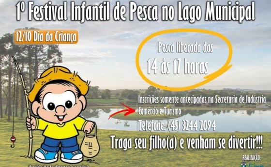 Administração de Missal prepara o 1º Festival Infantil de Pesca no Lago Municipal