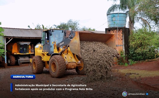 Administração Municipal e Secretaria de Agricultura fortalecem apoio ao produtor