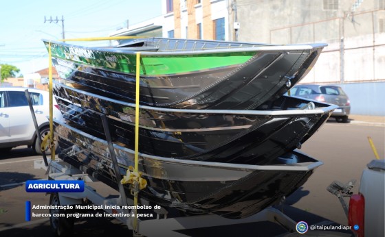 Administração Municipal inicia reembolso de barcos com programa de incentivo à pesca