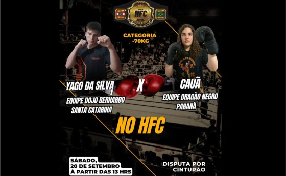 Atleta missalense Cauã Nogueira representará Missal em competição nacional de luta em Santa Catarina