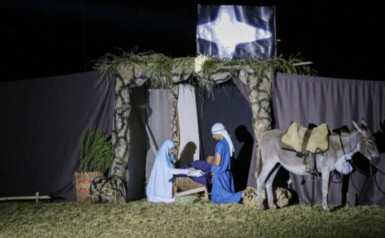 Auto de Natal em Missal: Estrutura já está sendo montada para apresentação em Portão Ocoí no dia 22