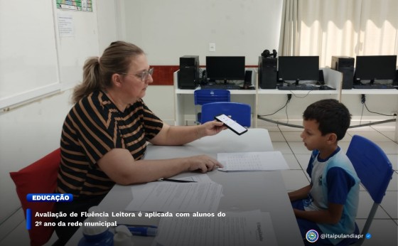 Avaliação de Fluência Leitora é aplicada com alunos do 2º ano da rede municipal