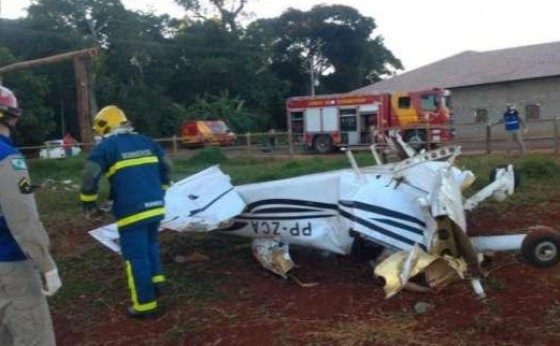 Avião cai e deixa vítimas fatais em Toledo