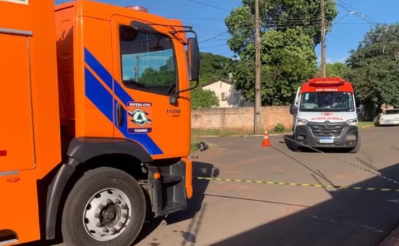 Avó consegue salvar neto de atropelamento a caminho de creche no PR, mas morre atingida por caminhão