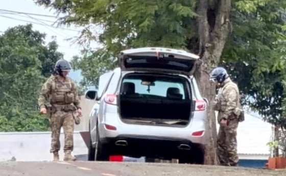 BOPE chega até o distrito de Itaipulândia para a remoção de artefato explosivo