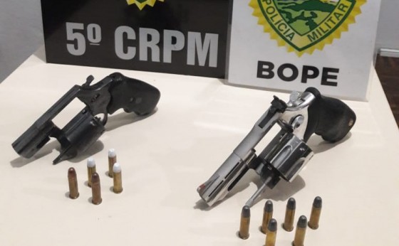 BOPE/CHOQUE apreende duas armas de fogo em Missal