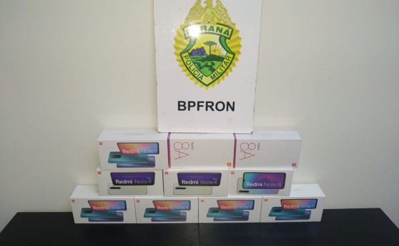 BPFron apreende celulares importados em Santa Helena