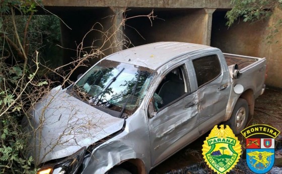 BPFRON apreende veículo durante Operação Hórus em Santa Helena