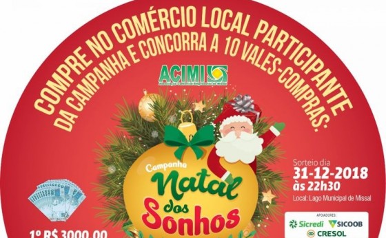 Campanha Natal dos Sonhos ACIMI