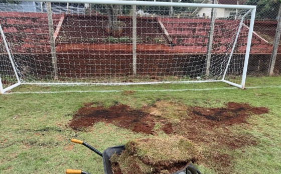 Campo do Bairro Renascer passa por melhorias