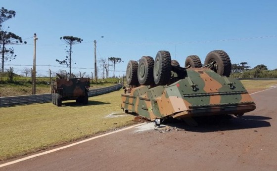 Capotamento de Blindado em Cascavel: Caso será apurado pelo Exército