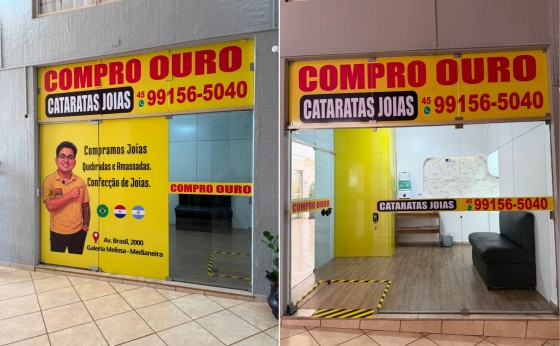 Cataratas Joias inaugura loja em Medianeira e amplia serviços de compra de ouro e confecção de joias