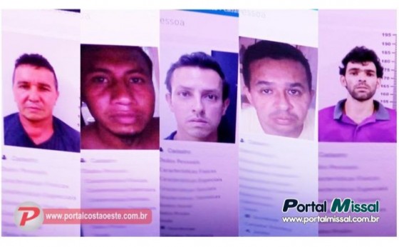 Cinco presos fogem da cadeia de São Miguel do iguaçu