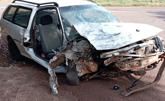 Colisão frontal deixa seis feridos na PR-495, em Missal