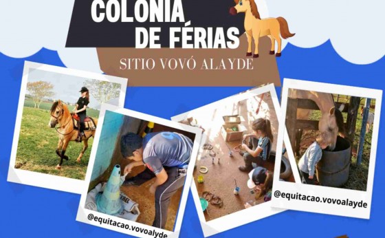 Colônia de Férias em Missal: Cento de Equitação e Equoterapia Vovó Alayde.