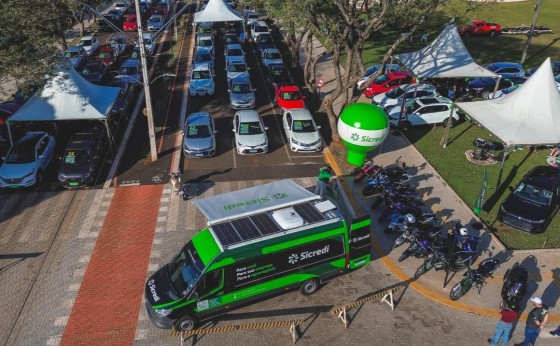 Começou nesta sexta-feira (22), o Mega Feirão de veículos Sicredi Vanguarda, em Santa Helena.