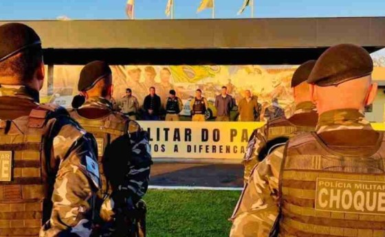Companhia de Choque é inaugurada em Foz do Iguaçu e reforça segurança na Tríplice Fronteira