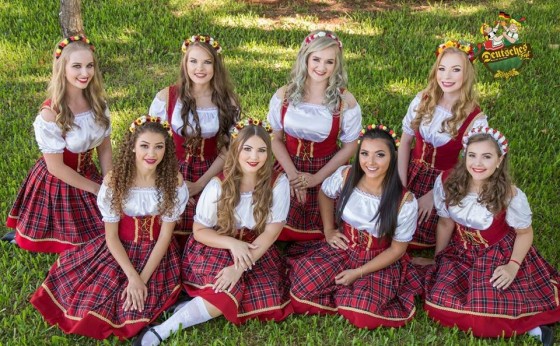 Concurso da Rainha na 18ª Deutsches Fest tem 08 candidatas